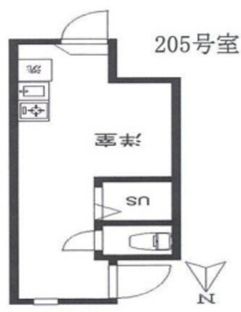 エンジェルハウスの物件間取画像